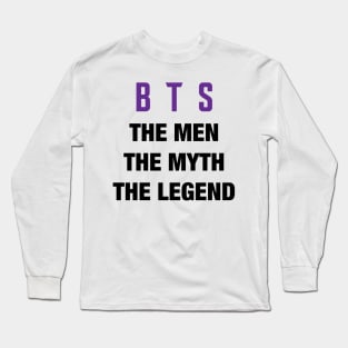 BTS the men myth legend Long Sleeve T-Shirt